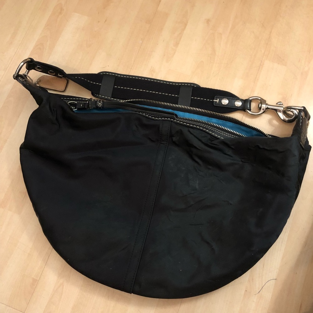 Coach black nylon hobo bag - Picture 5 of 8